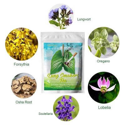 100%天然肺喫煙者 最適肺健康のための茶 製品仕様 3g*20