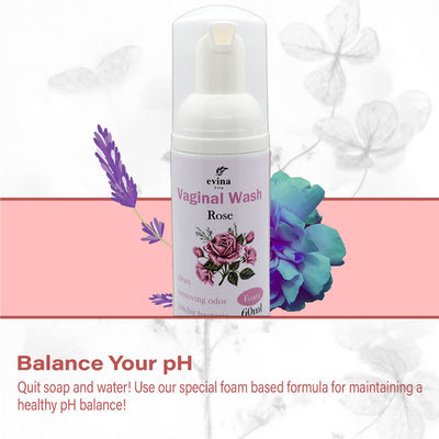 60ml 天然薬草 バジナル 泡洗浄 効果的で柔らかい女性浄化