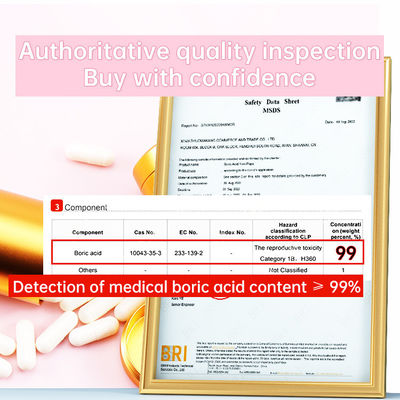 600mg/pcsのヨニポップス錠剤とボリック酸サポジトリーで陰道pHバランスを回復する