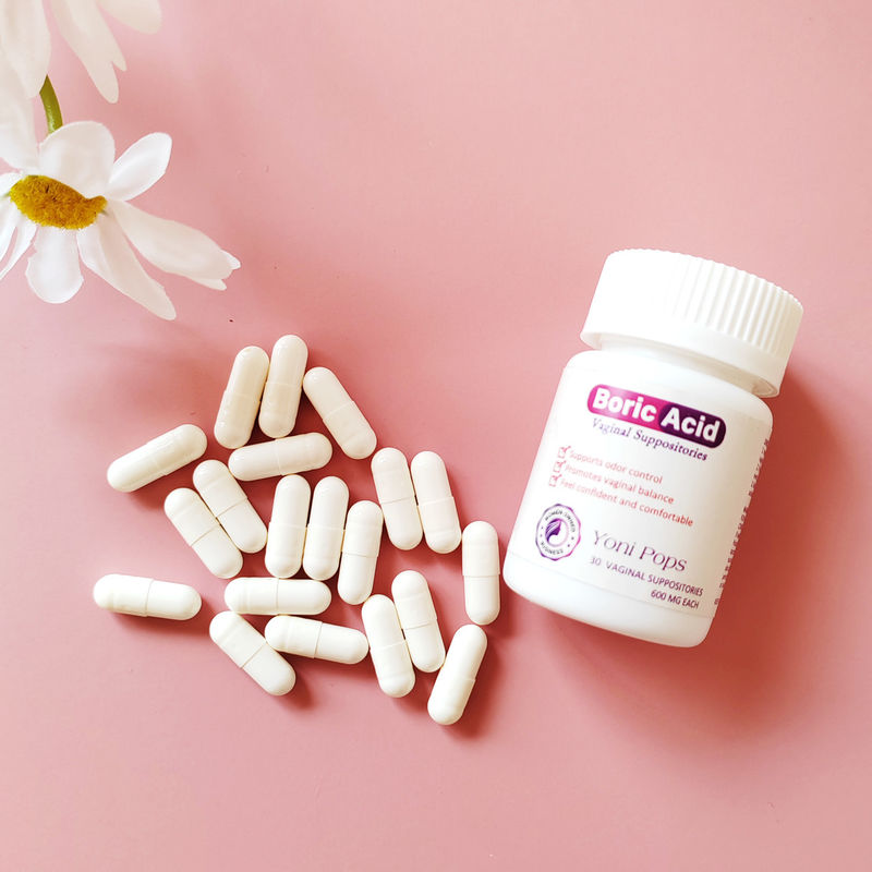 600mg/pcsのヨニポップス錠剤とボリック酸サポジトリーで陰道pHバランスを回復する